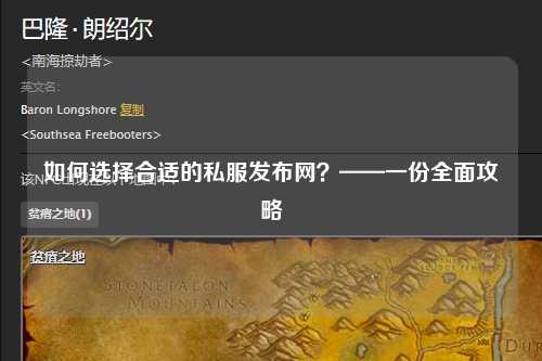 如何選擇合適的私服發布網？——一份全面攻略